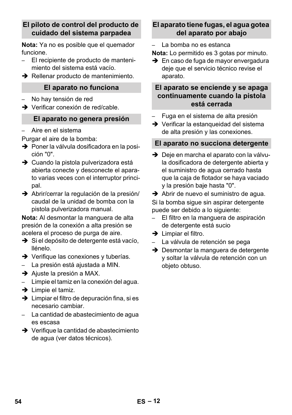 Karcher HDS 4-5-22 -4M Ea User Manual | Page 54 / 60