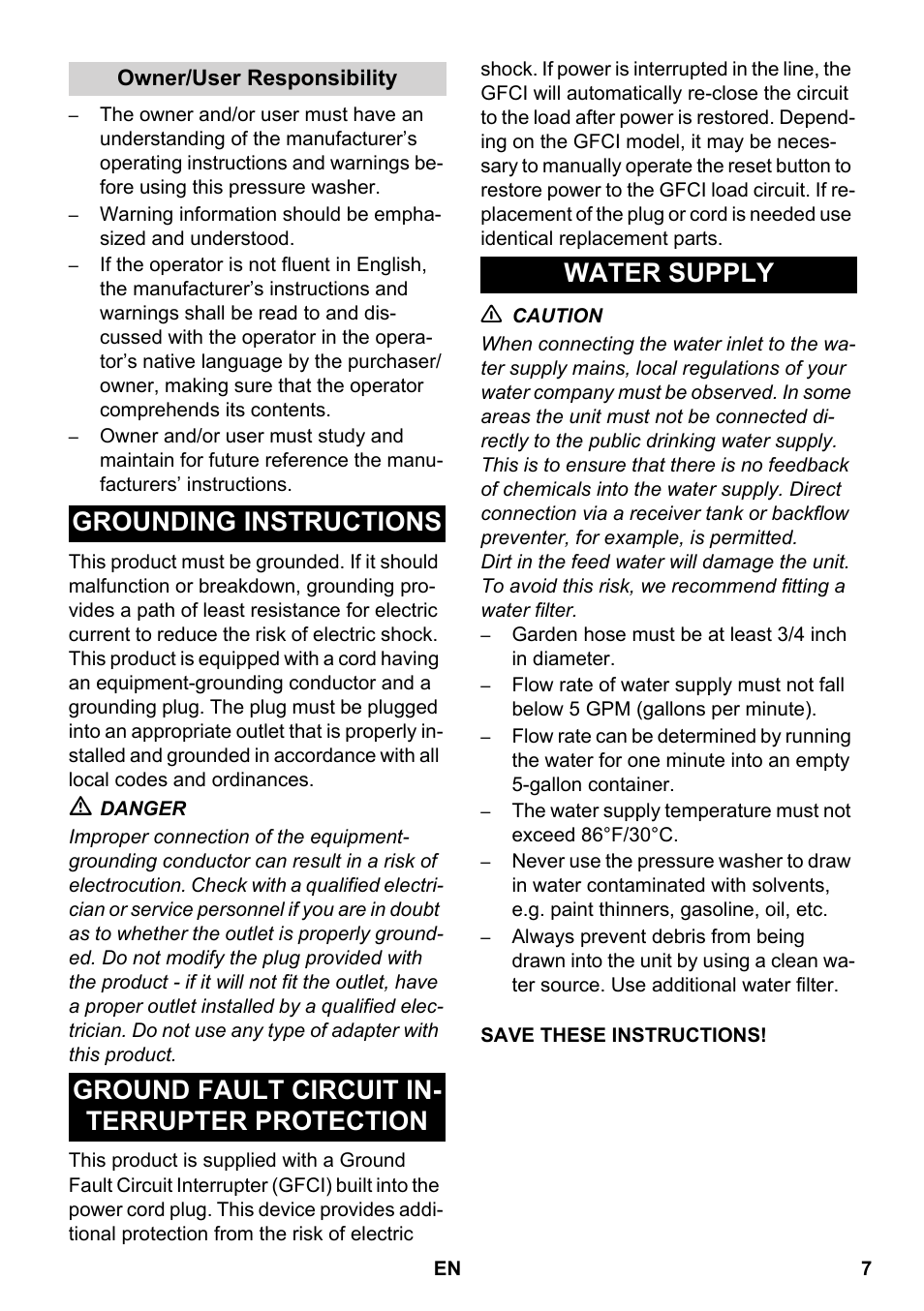 Karcher HDS 3-5-23 -4M Eg User Manual | Page 7 / 60