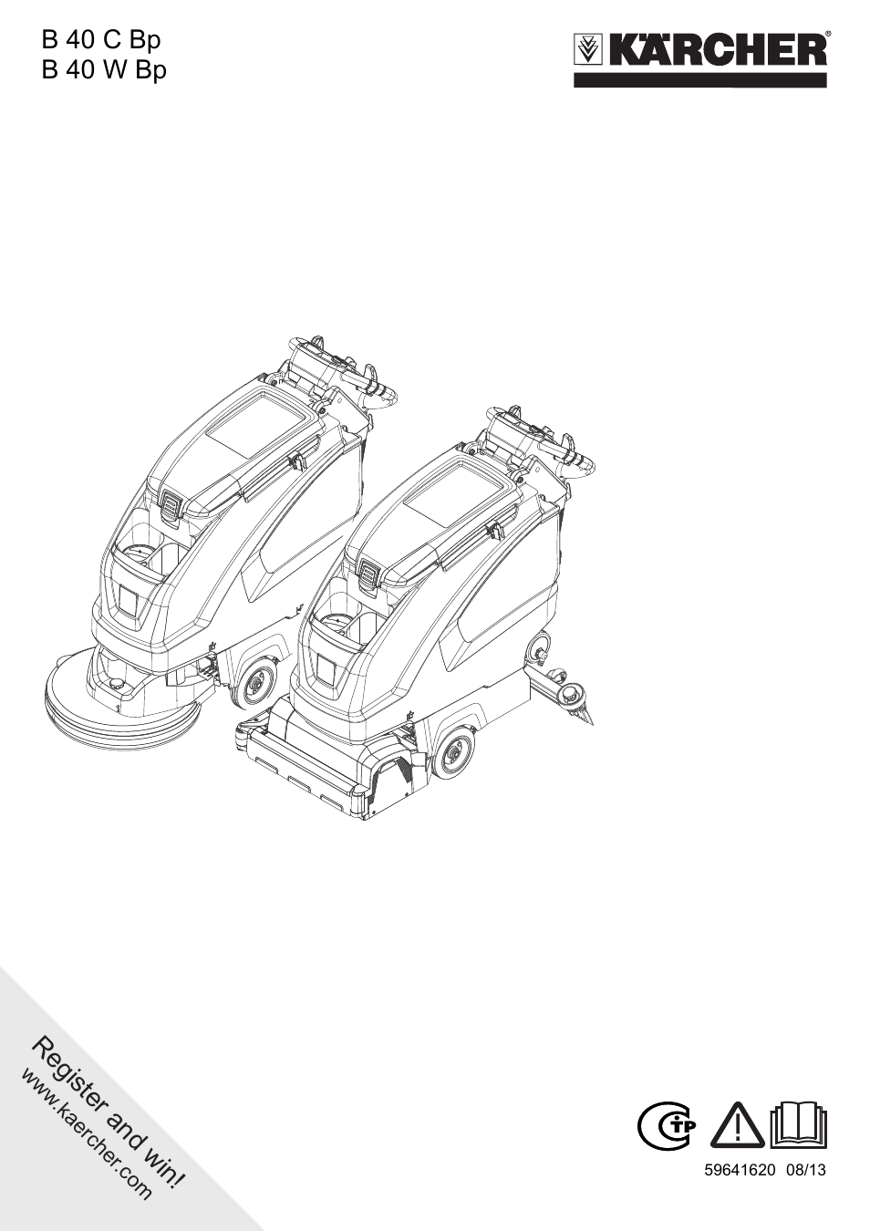 Karcher B 40 W DOSE roller User Manual | 16 pages