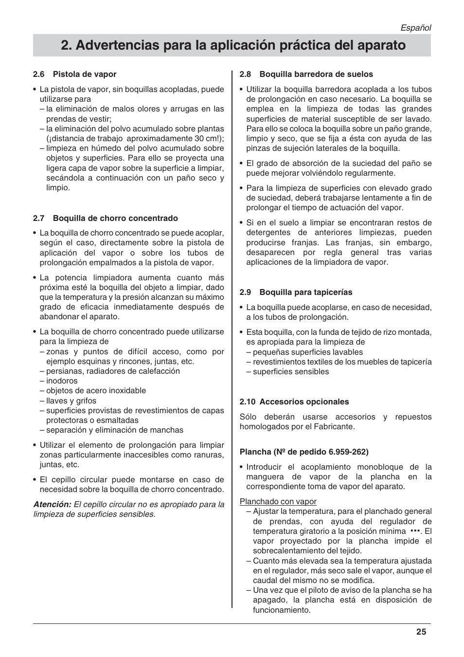 Karcher DE 4002 User Manual | Page 25 / 31