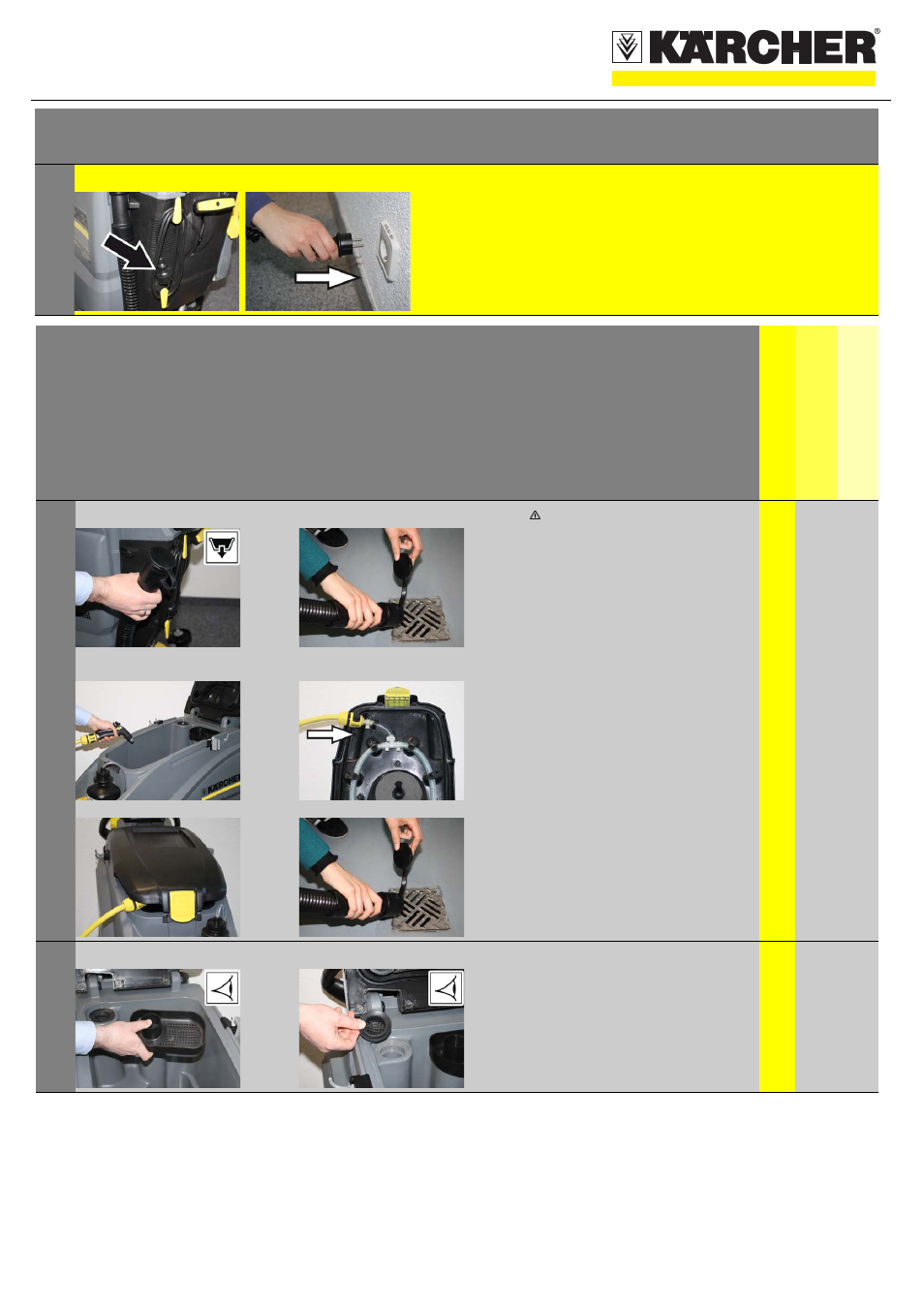 Quickstart, Maintenance and care, Finish operation | Karcher B 40 W DOSE disc User Manual | Page 4 / 7