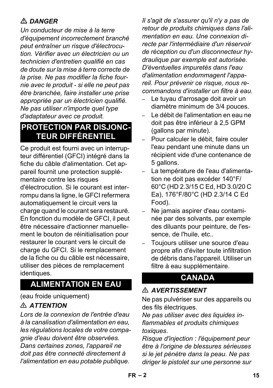 Karcher HD 3-0-20 C Ea User Manual | Page 15 / 44