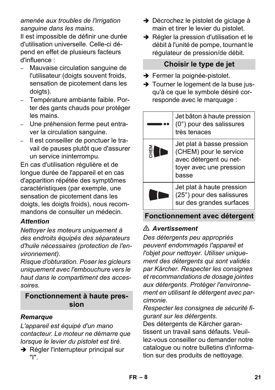 Karcher HD 3-0-20 C Ea User Manual | Page 21 / 44