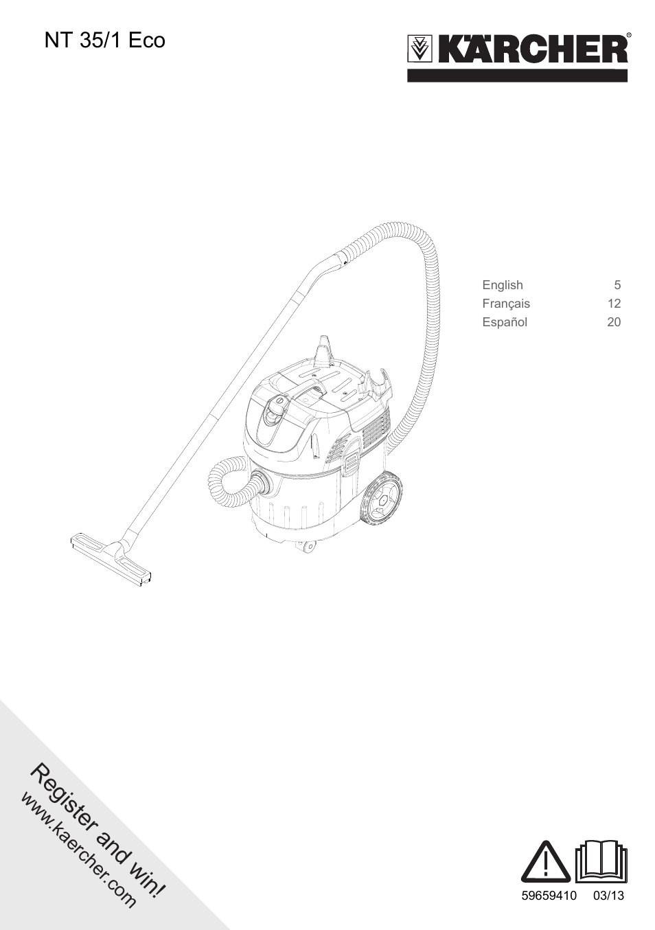 Karcher NT 35-1 Eco User Manual | 32 pages