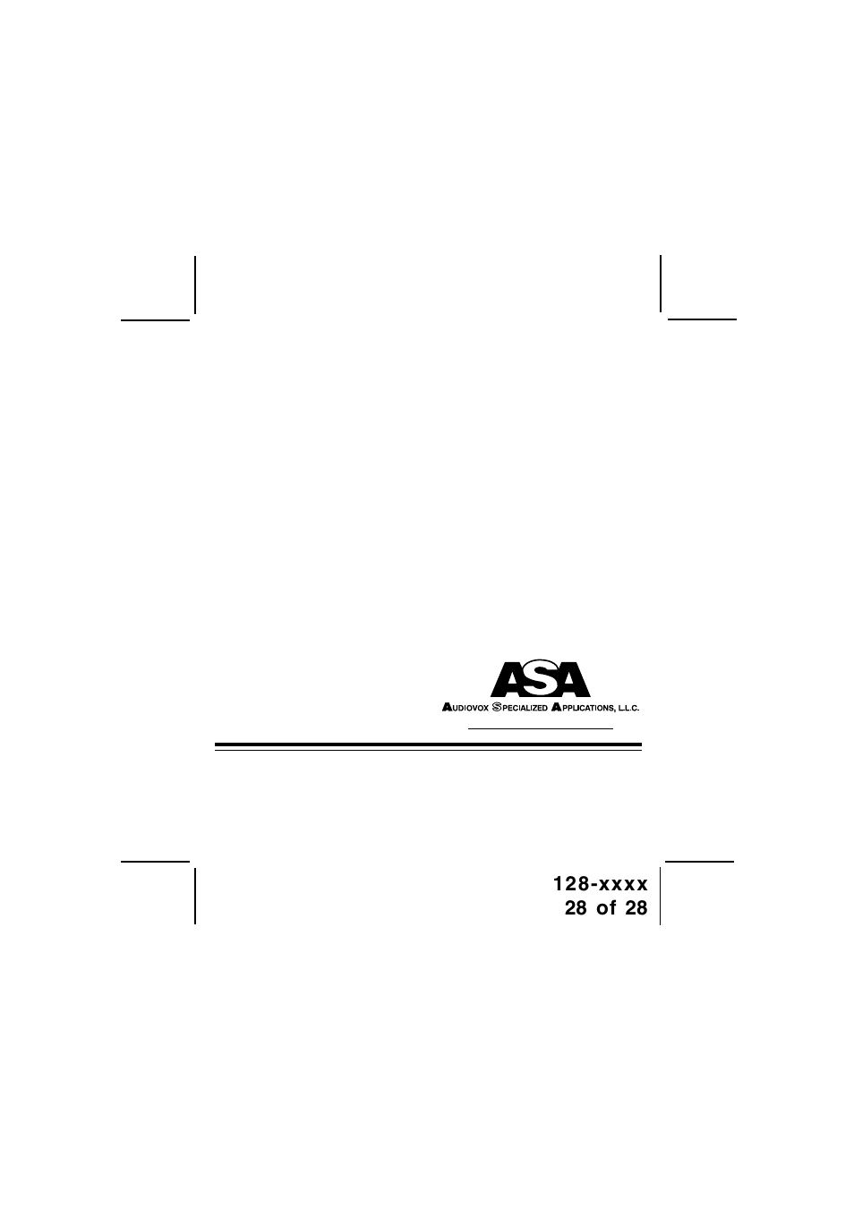 Audiovox GMRS200 User Manual | Page 28 / 28
