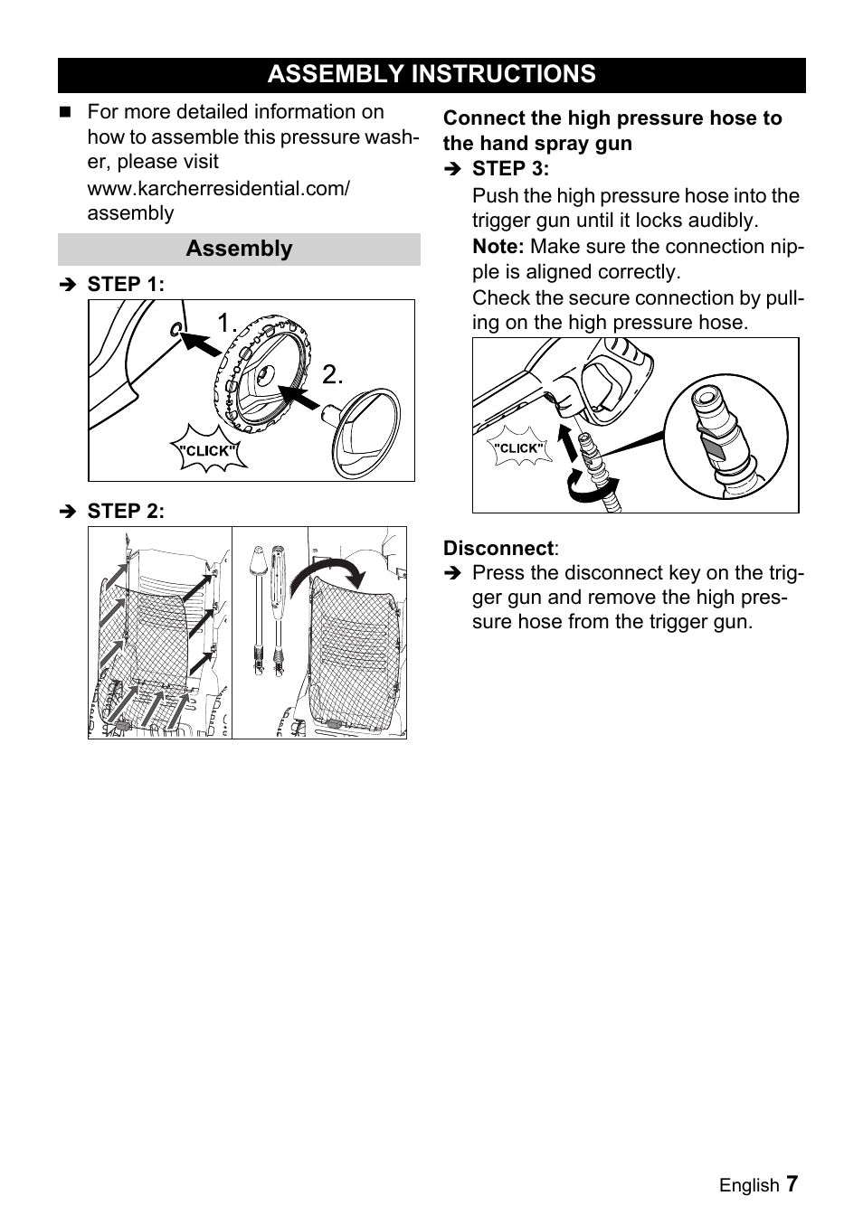 Assembly instructions | Karcher K 5-690 User Manual | Page 7 / 60