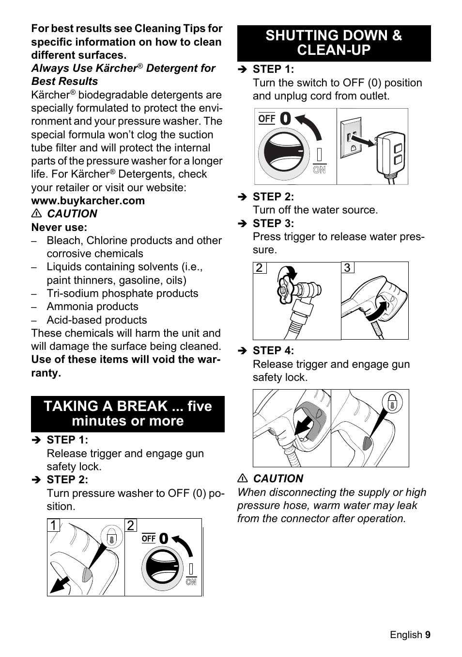 Karcher K 2-350 User Manual | Page 9 / 48