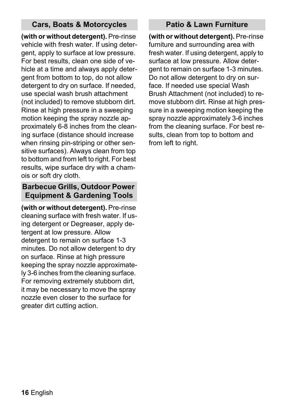 Karcher K 3-540 User Manual | Page 16 / 64