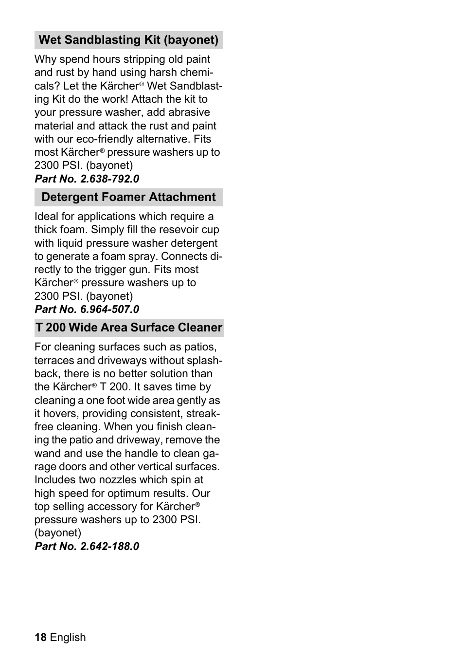 Karcher K 3-540 User Manual | Page 18 / 64