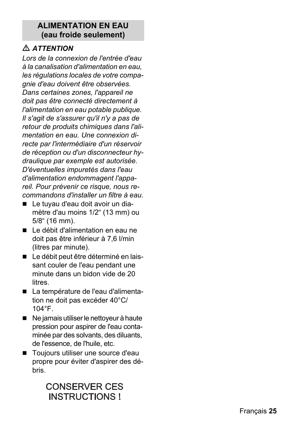 Karcher K 3-540 User Manual | Page 25 / 64