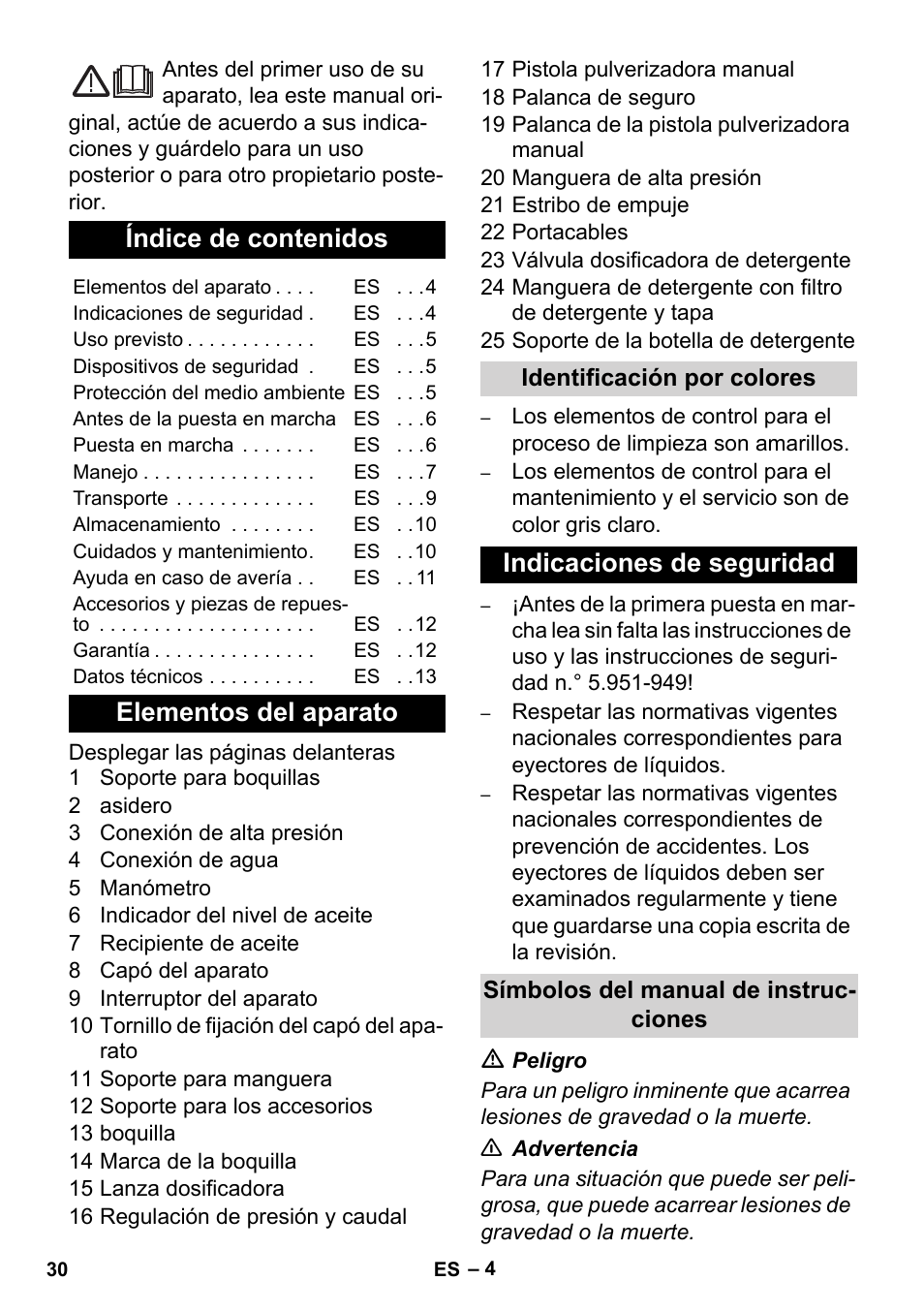 Karcher HD 3-0-20- 4M Ea User Manual | Page 30 / 44