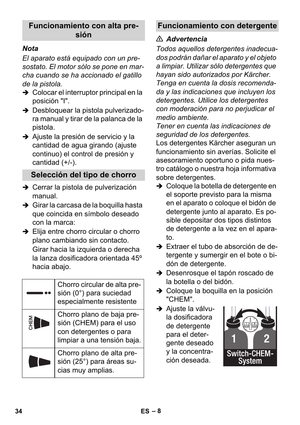 Karcher HD 3-0-20- 4M Ea User Manual | Page 34 / 44