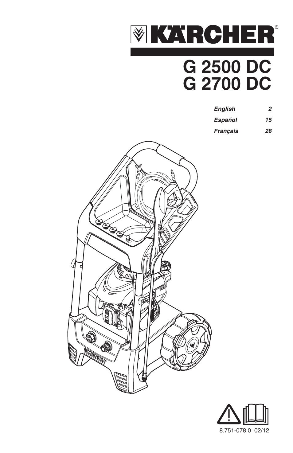 Karcher G 2700 DC User Manual | 44 pages