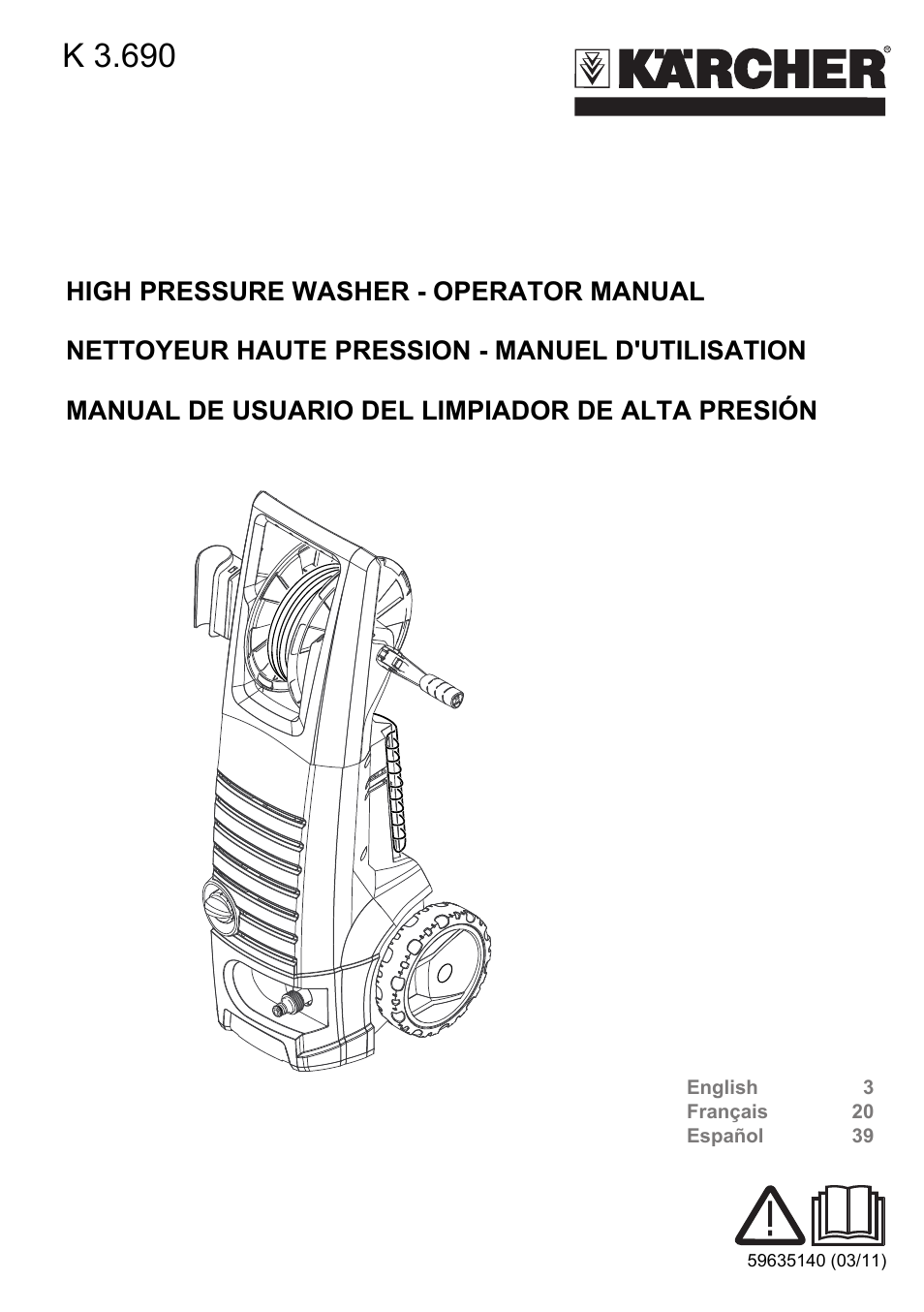 Karcher K 3-690 User Manual | 60 pages