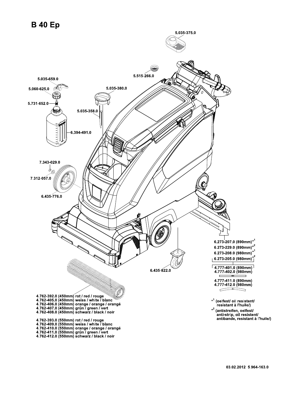 Karcher B 40 W DOSE roller User Manual | Page 10 / 12