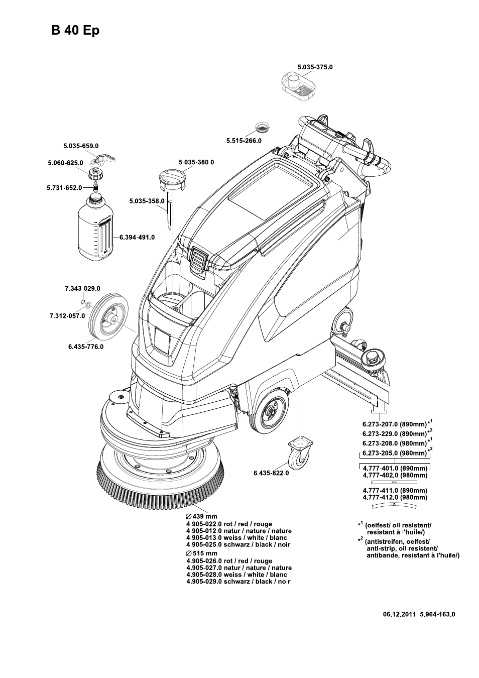 Karcher B 40 W DOSE roller User Manual | Page 11 / 12