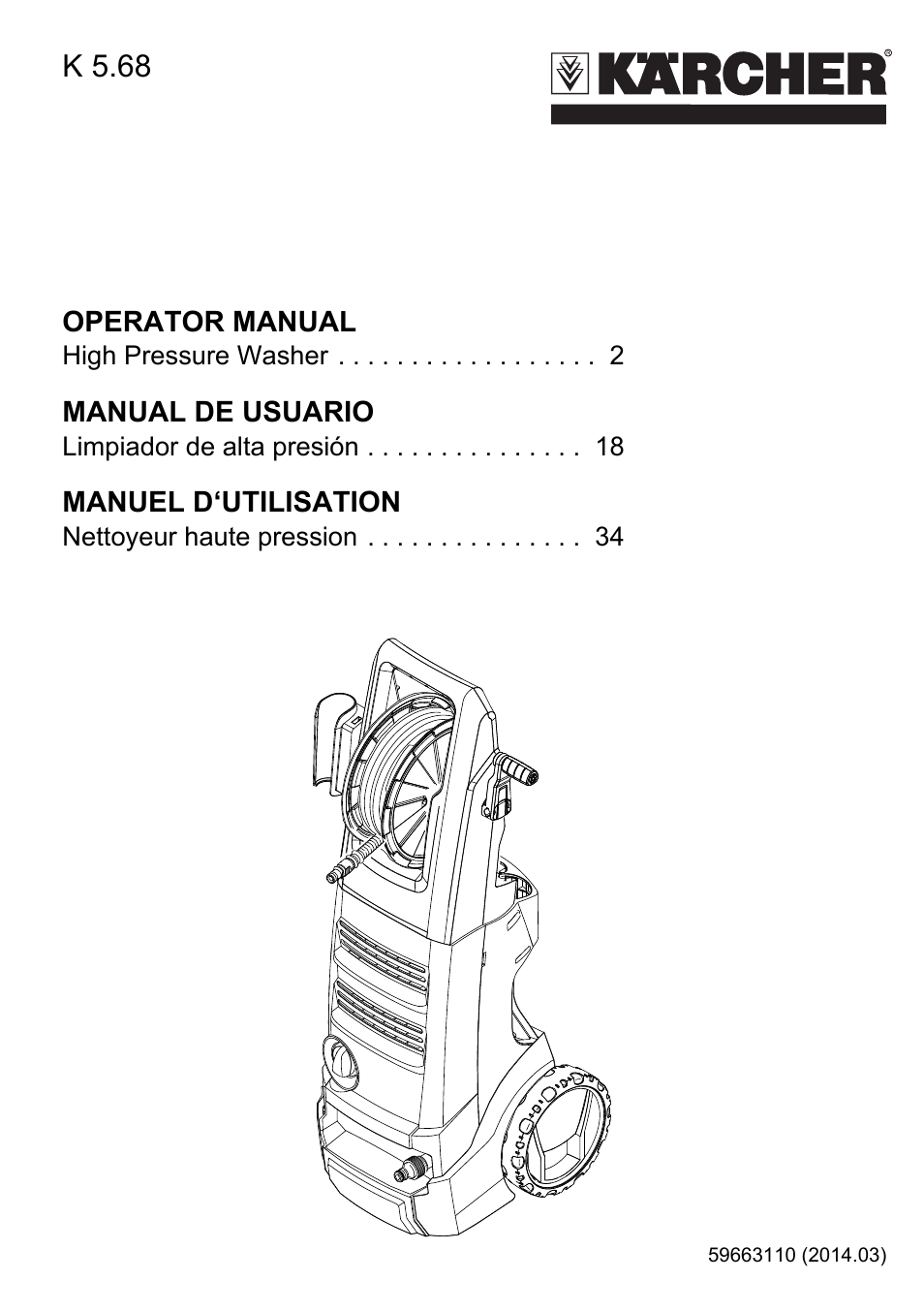 Karcher K 5-68 MD Plus User Manual | 52 pages