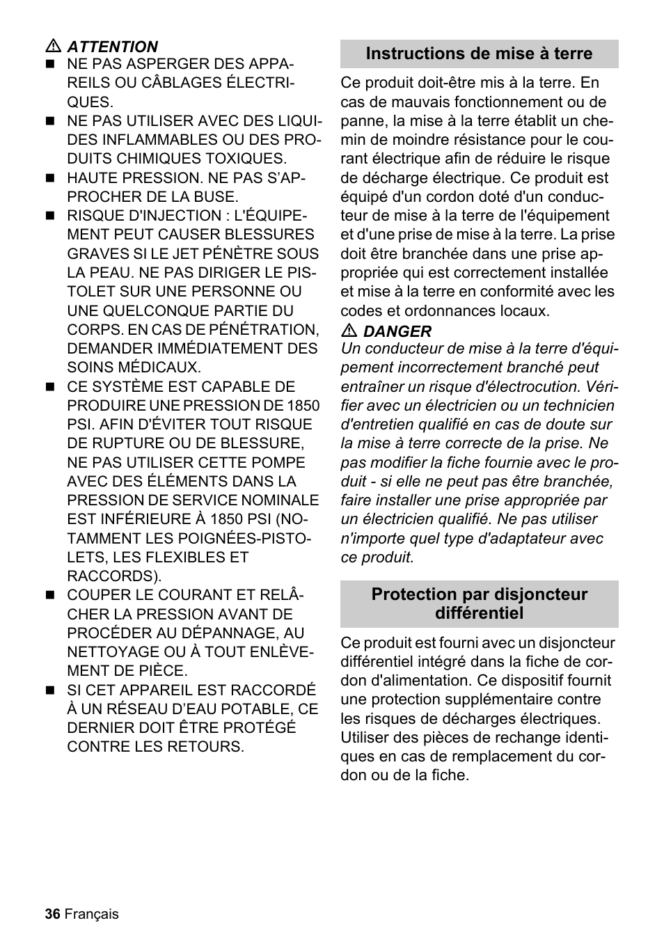 Karcher K 5-85 M User Manual | Page 36 / 48