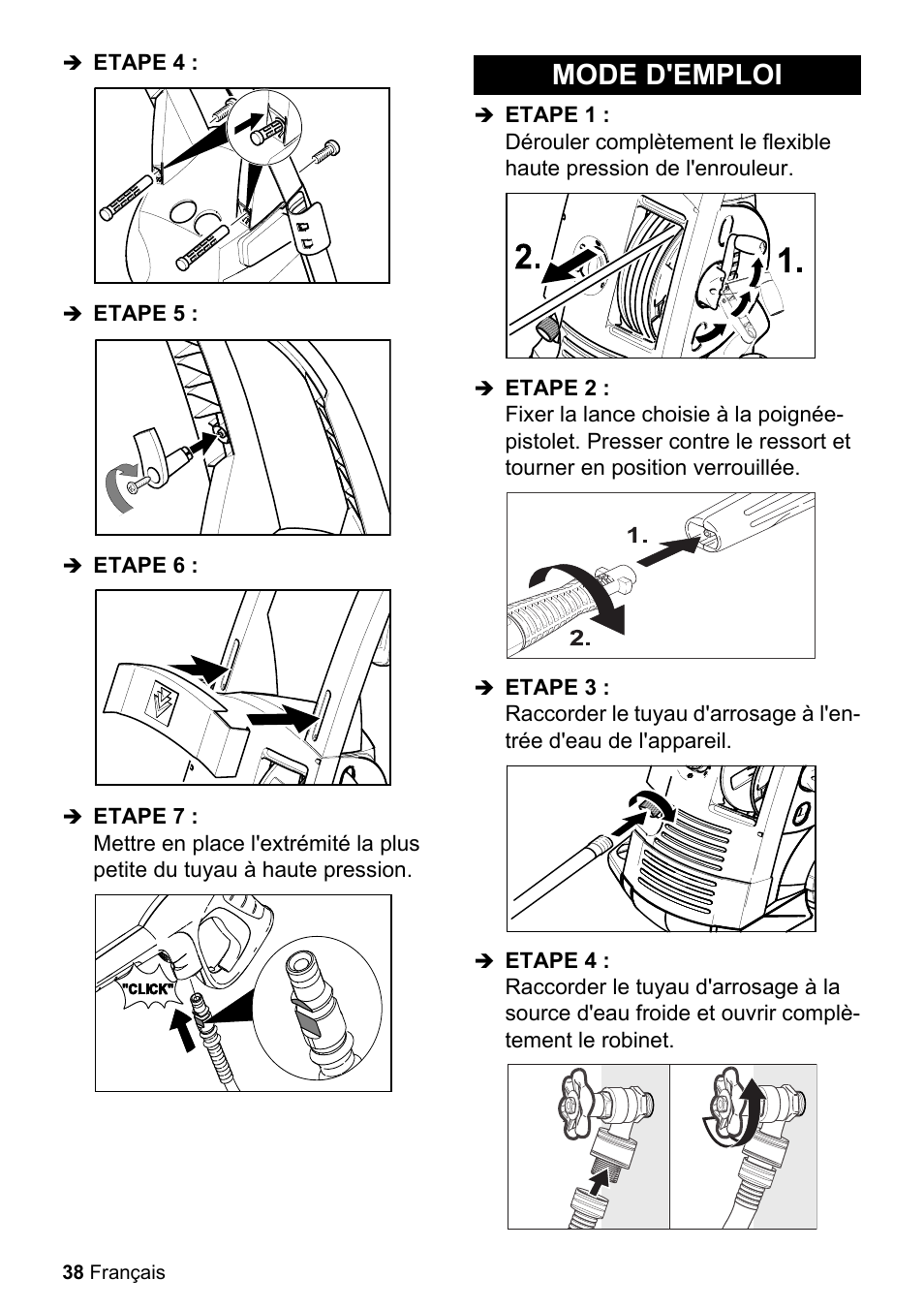 Mode d'emploi | Karcher K 5-85 M User Manual | Page 38 / 48