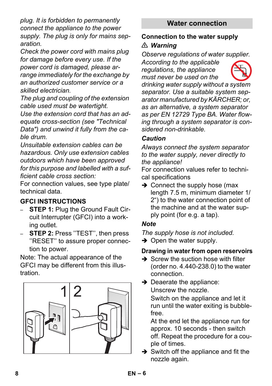 Karcher HD 1-8-13 C Ed User Manual | Page 8 / 40