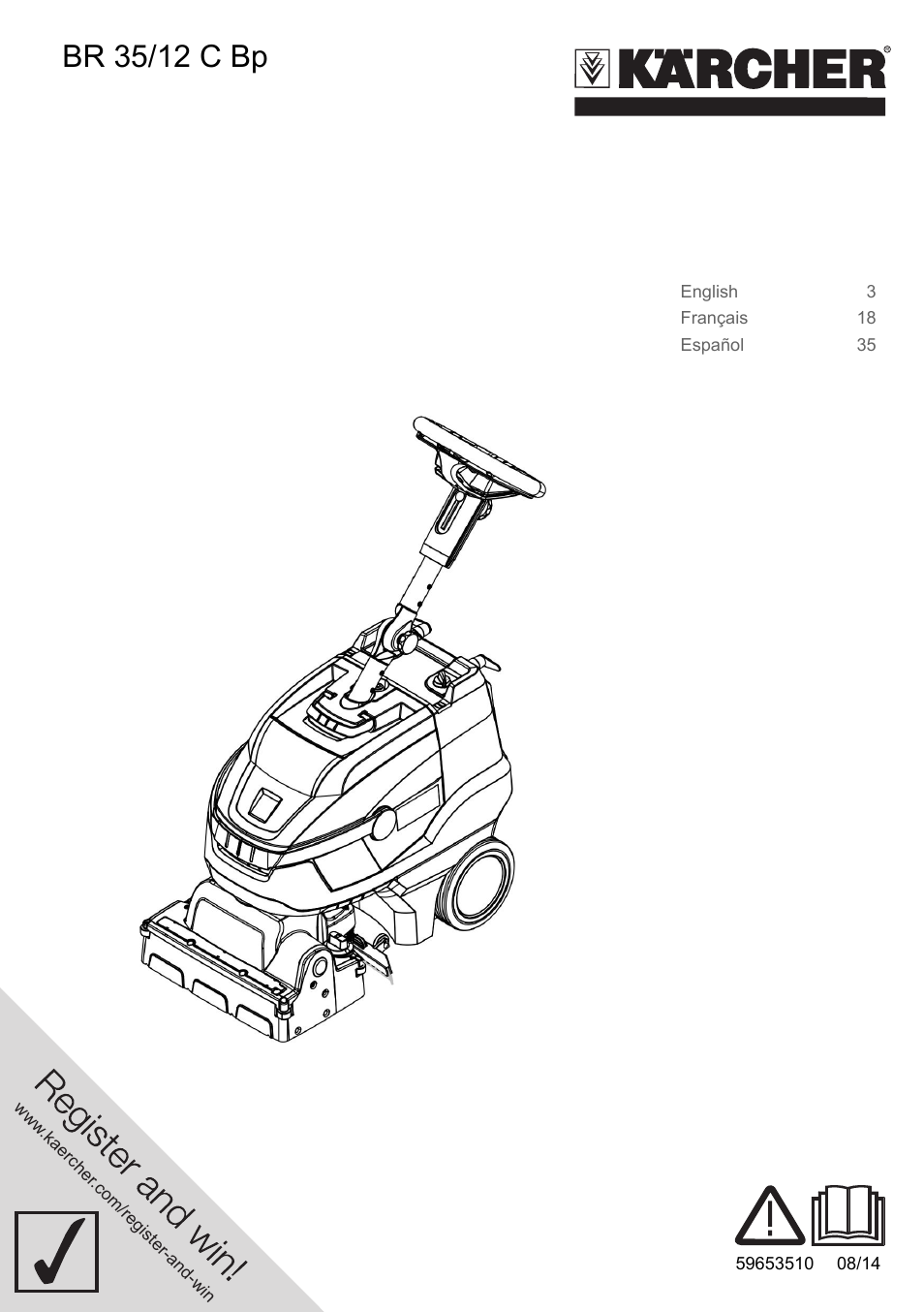 Karcher BR 35-12 Bp User Manual | 56 pages