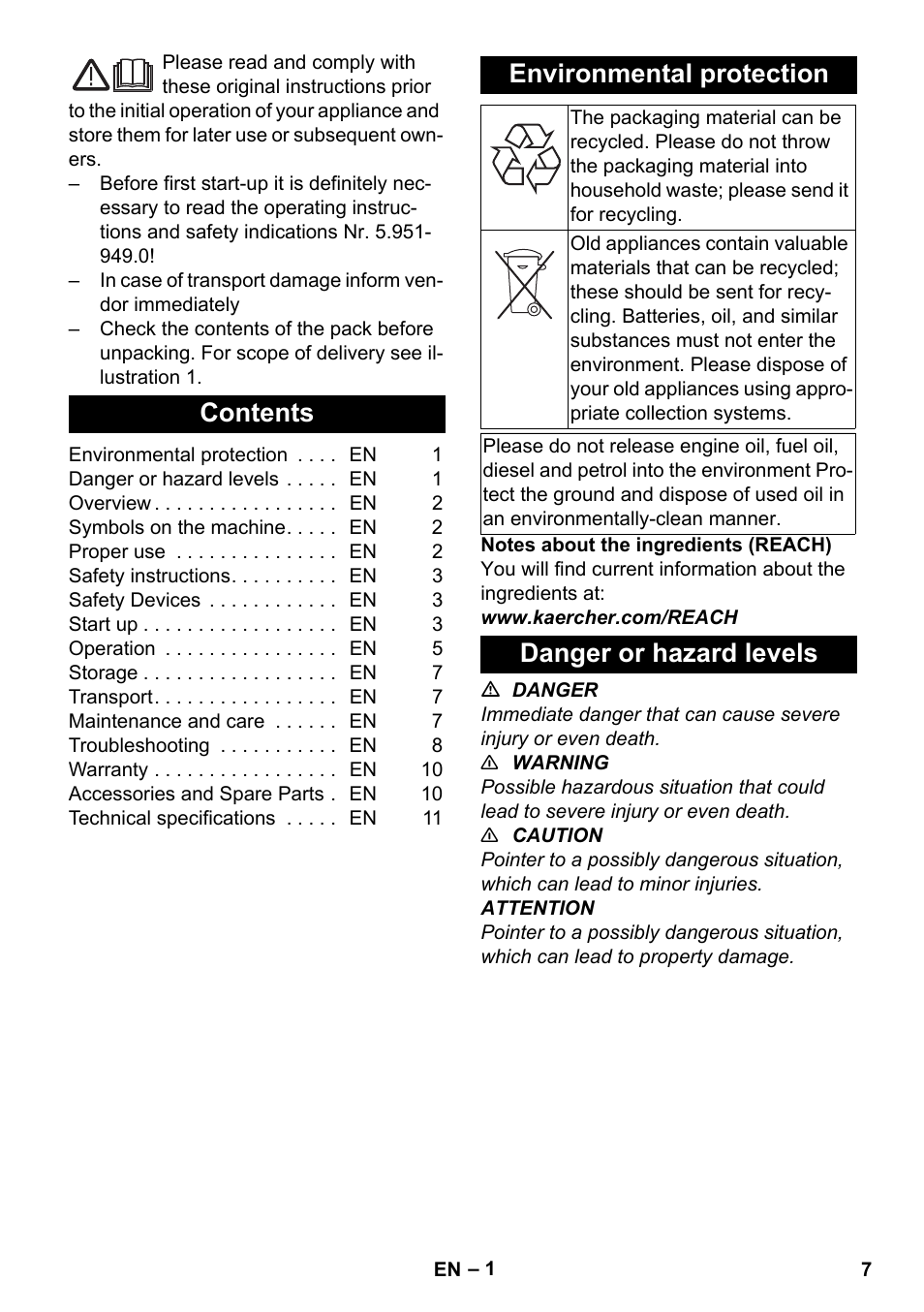 Karcher HDS-E 3-3-25-4M Ec User Manual | Page 7 / 52