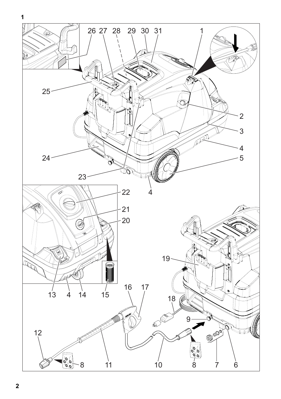 Karcher HDS 2-3-12 C Ed User Manual | Page 2 / 48