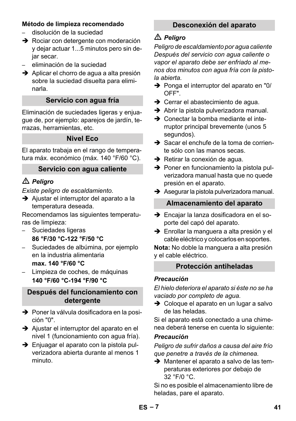 Karcher HDS 2-3-12 C Ed User Manual | Page 41 / 48