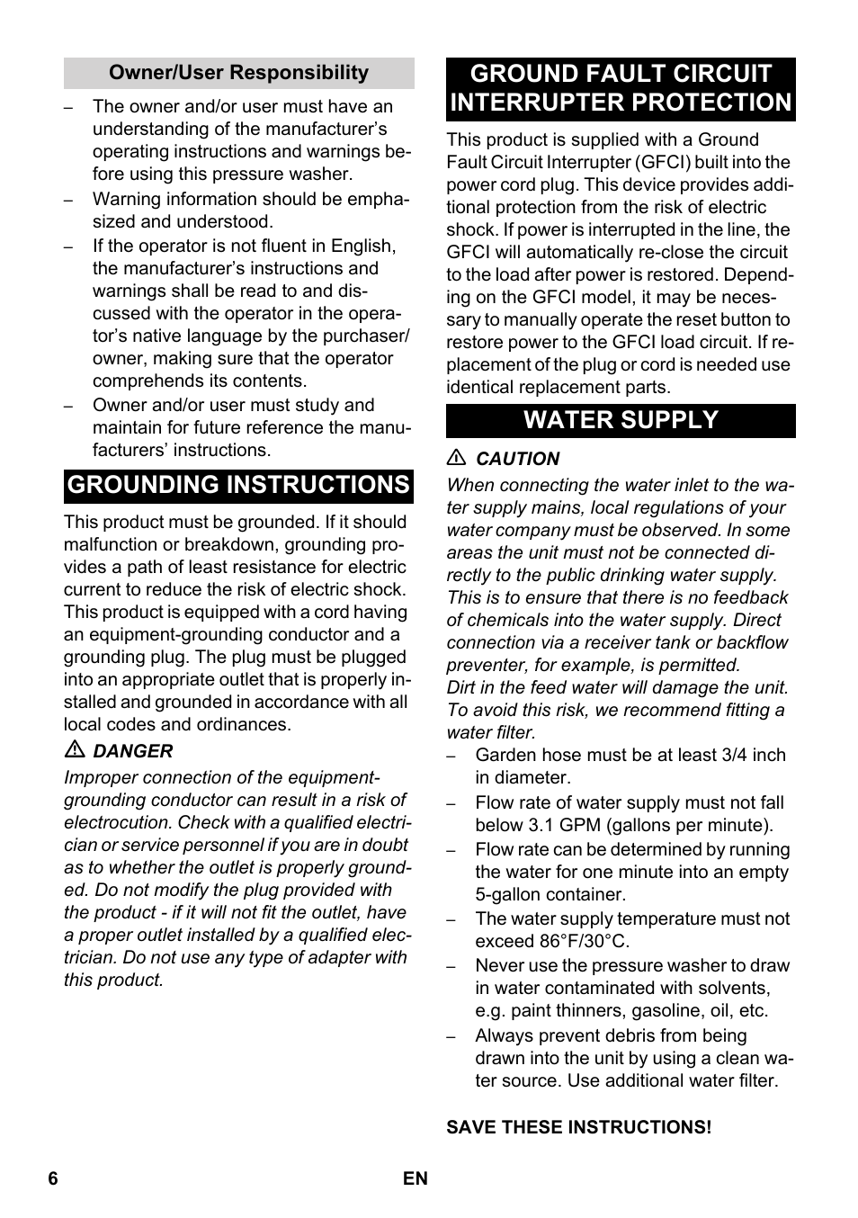 Karcher HDS 2-3-12 C Ed User Manual | Page 6 / 48