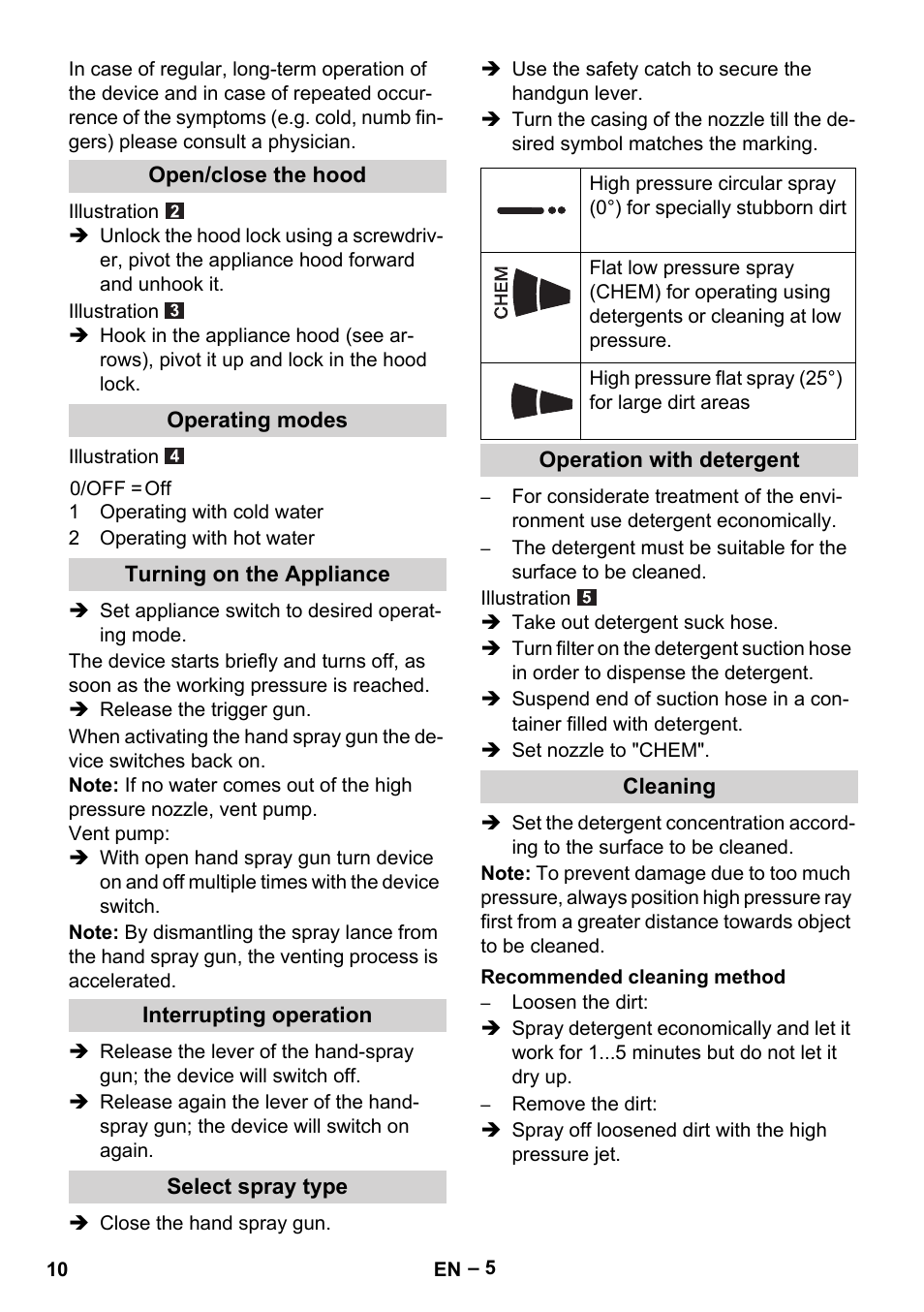 Karcher HDS 1-7-12 U Ed User Manual | Page 10 / 48