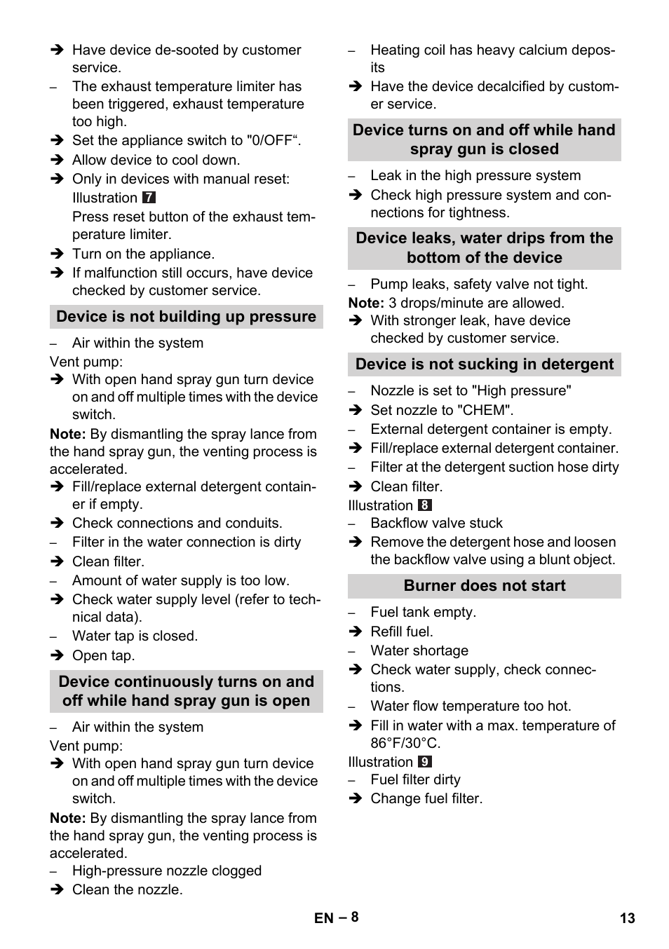 Karcher HDS 1-7-12 U Ed User Manual | Page 13 / 48