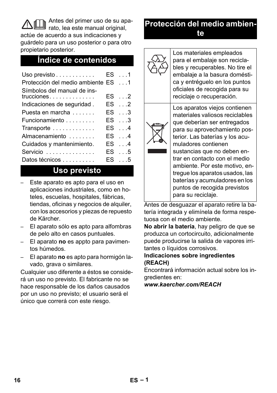 Karcher EB 30-1 User Manual | Page 16 / 24