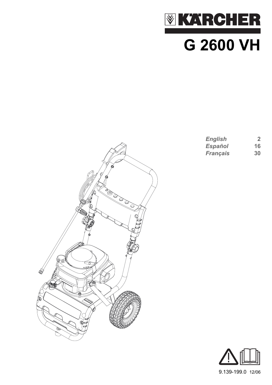 Karcher G 2600 VH User Manual | 43 pages