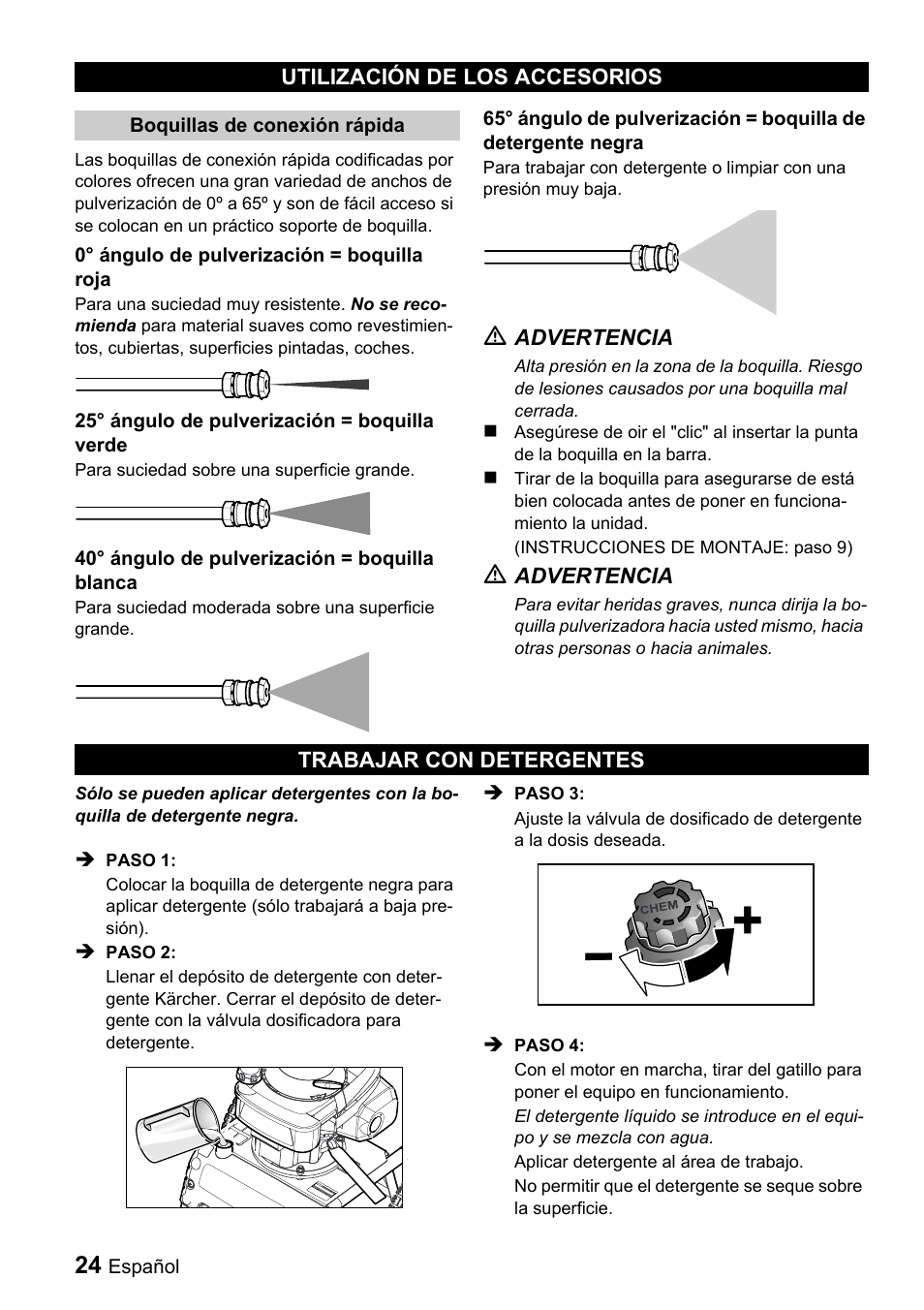 Karcher G 2600 VH User Manual | Page 24 / 43