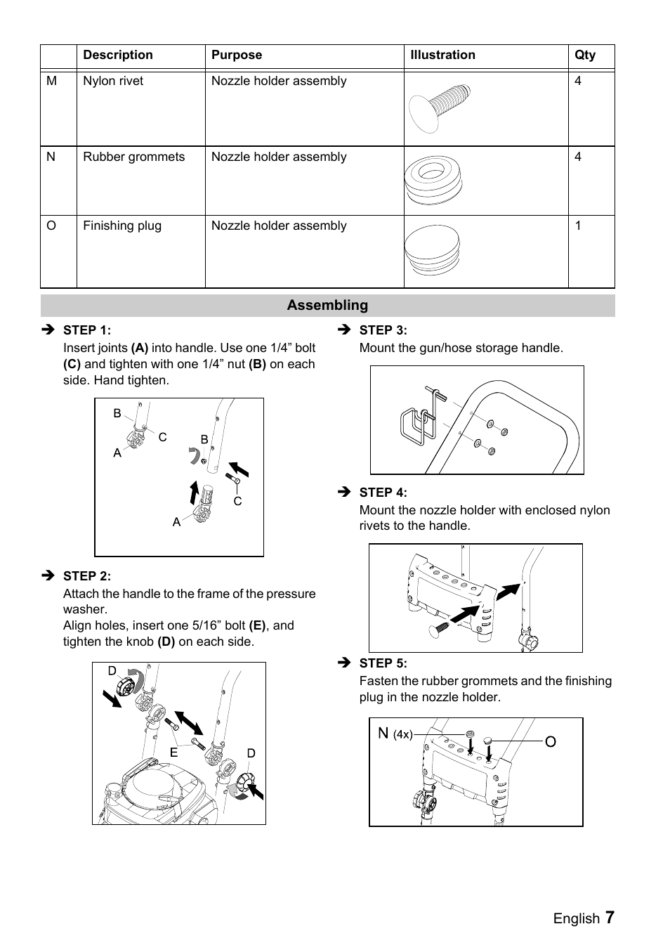 Karcher G 2600 VH User Manual | Page 7 / 43