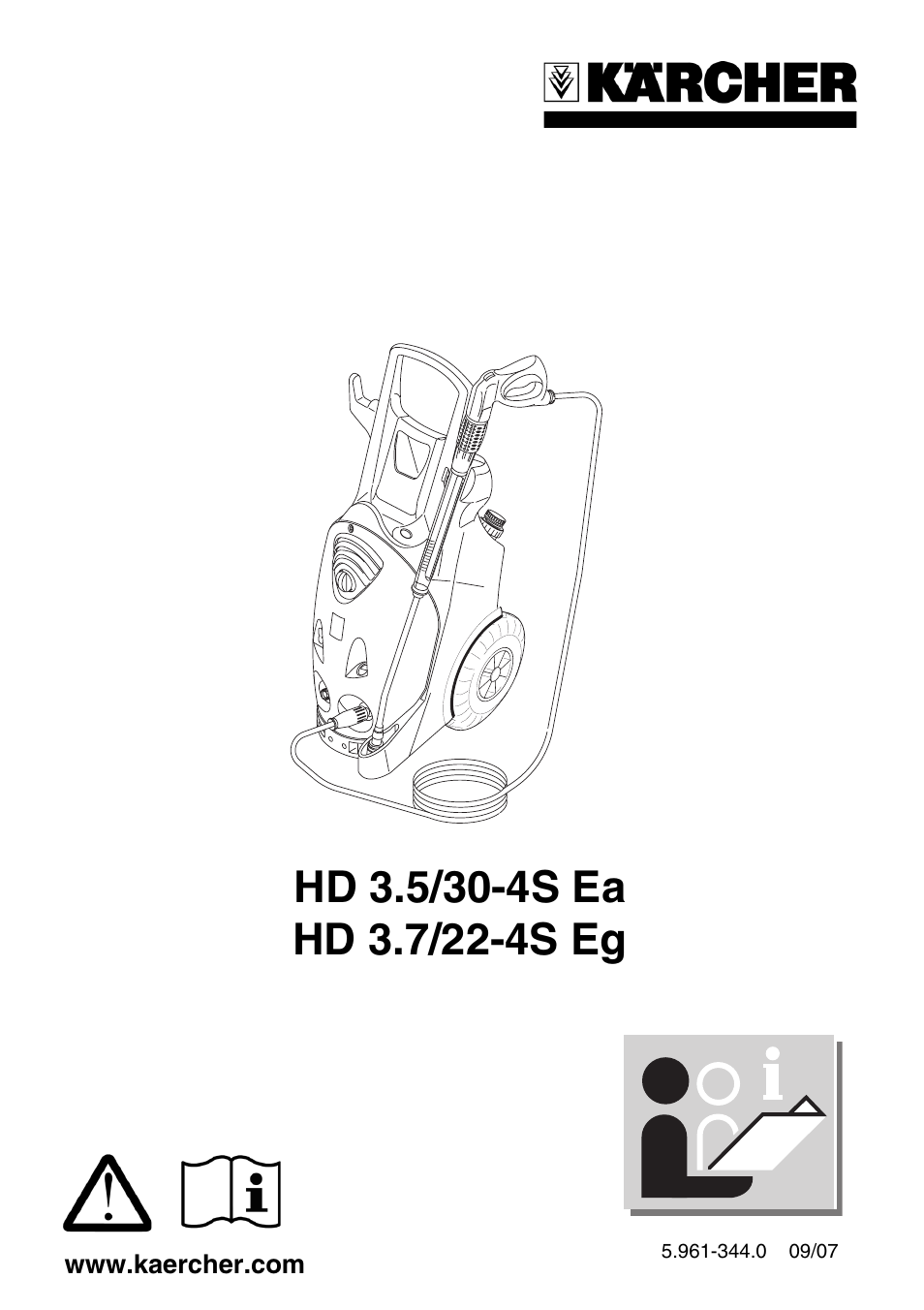 Karcher HD 3-7-22-4S Eg User Manual | 34 pages