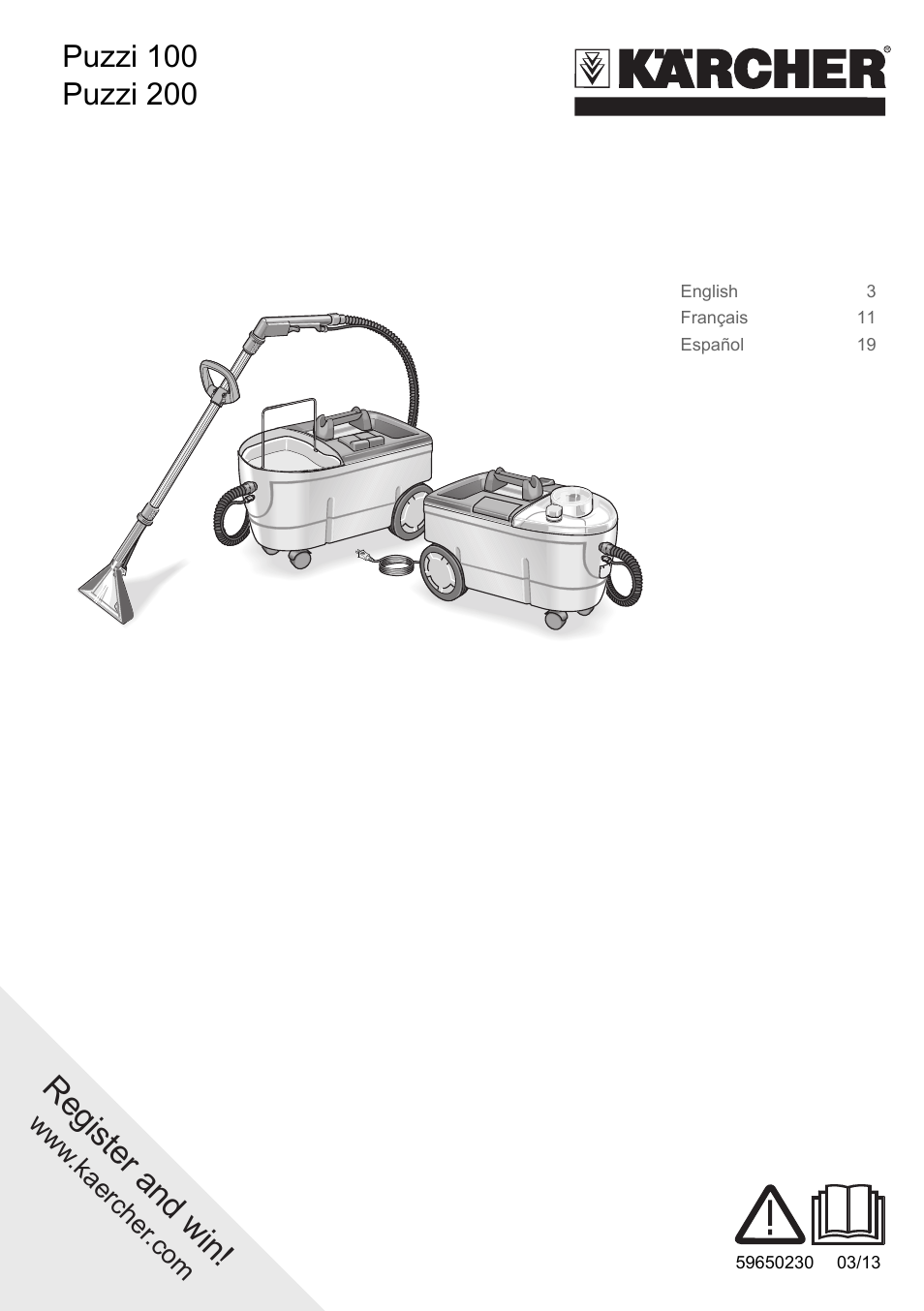 Karcher PUZZI 100 CA User Manual | 32 pages