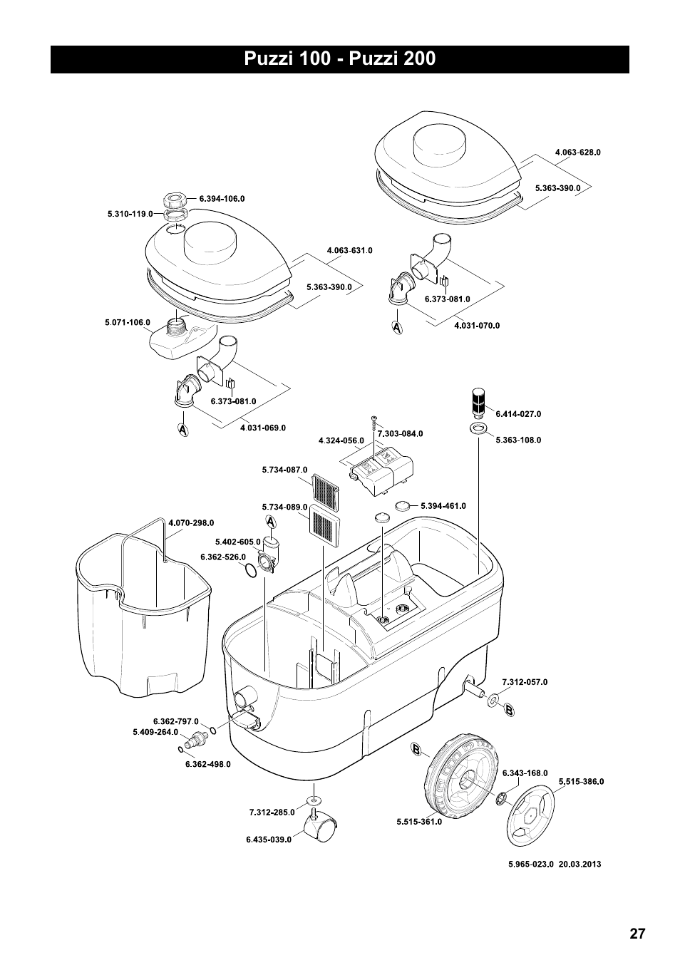 Karcher PUZZI 100 CA User Manual | Page 27 / 32