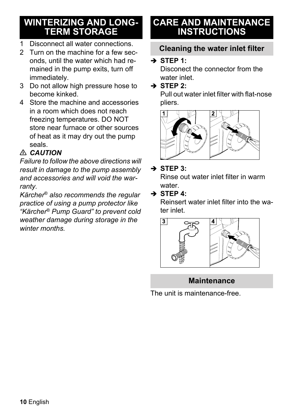 Karcher K 2-26 M Plus User Manual | Page 10 / 48