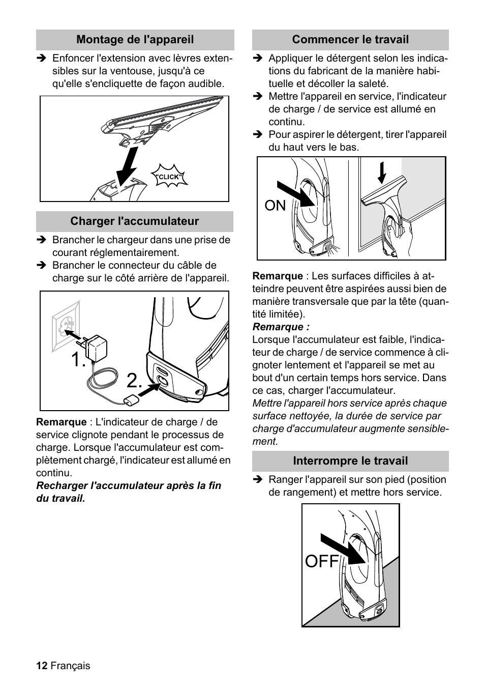 Karcher WV 50 User Manual | Page 12 / 24