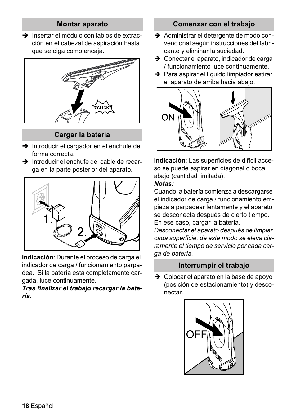 Karcher WV 50 User Manual | Page 18 / 24