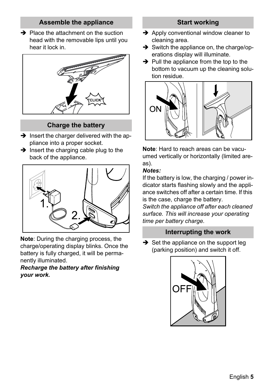 Karcher WV 50 User Manual | Page 5 / 24