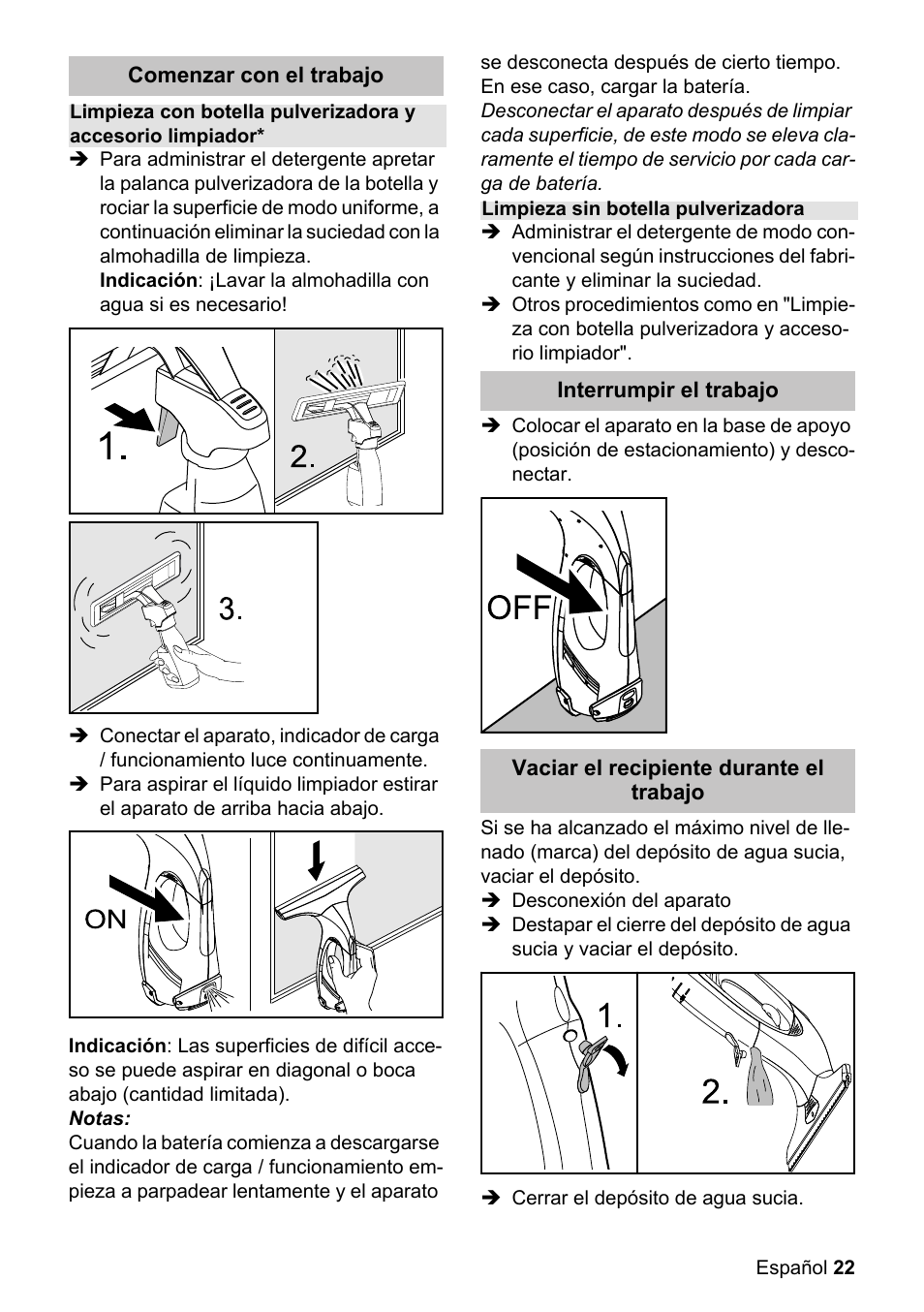 Karcher WV 50 Plus User Manual | Page 22 / 28