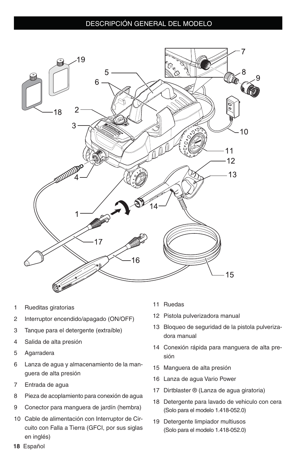 Karcher K 3 Follow Me User Manual | Page 18 / 46