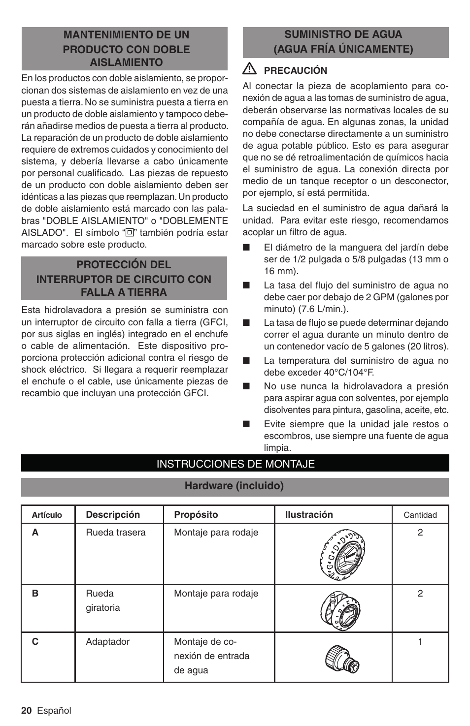 Karcher K 3 Follow Me User Manual | Page 20 / 46