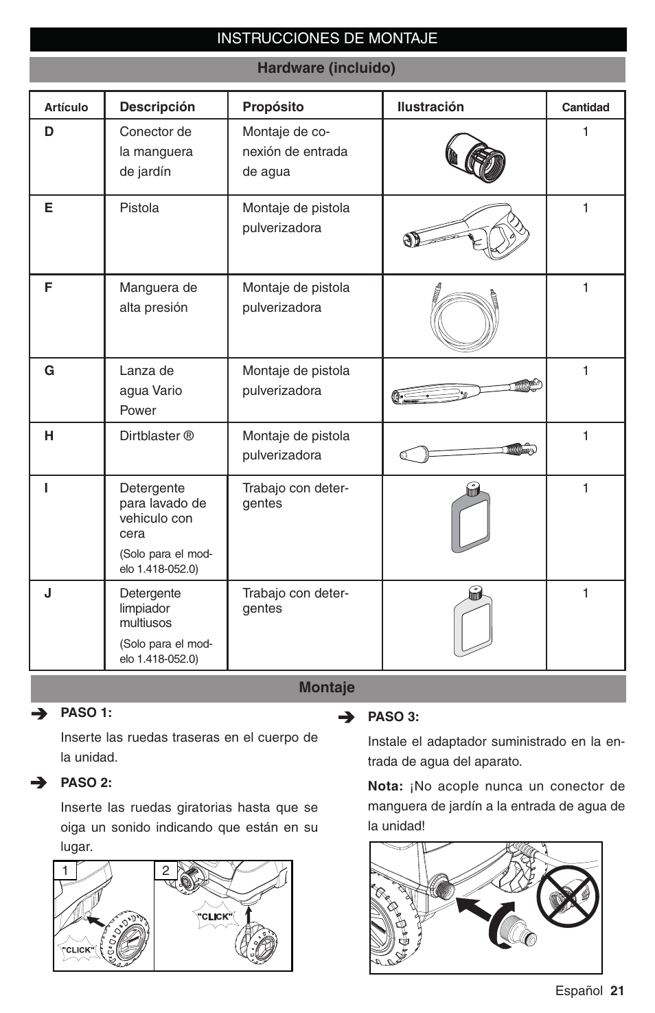 Karcher K 3 Follow Me User Manual | Page 21 / 46