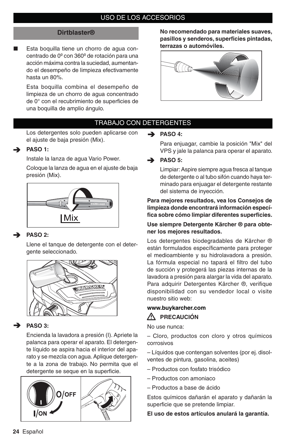 Karcher K 3 Follow Me User Manual | Page 24 / 46