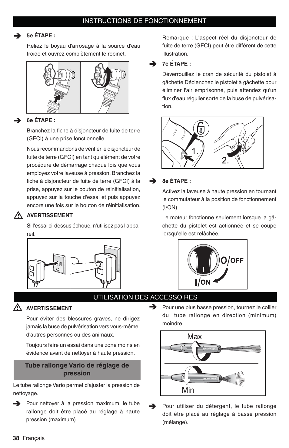 Karcher K 3 Follow Me User Manual | Page 38 / 46