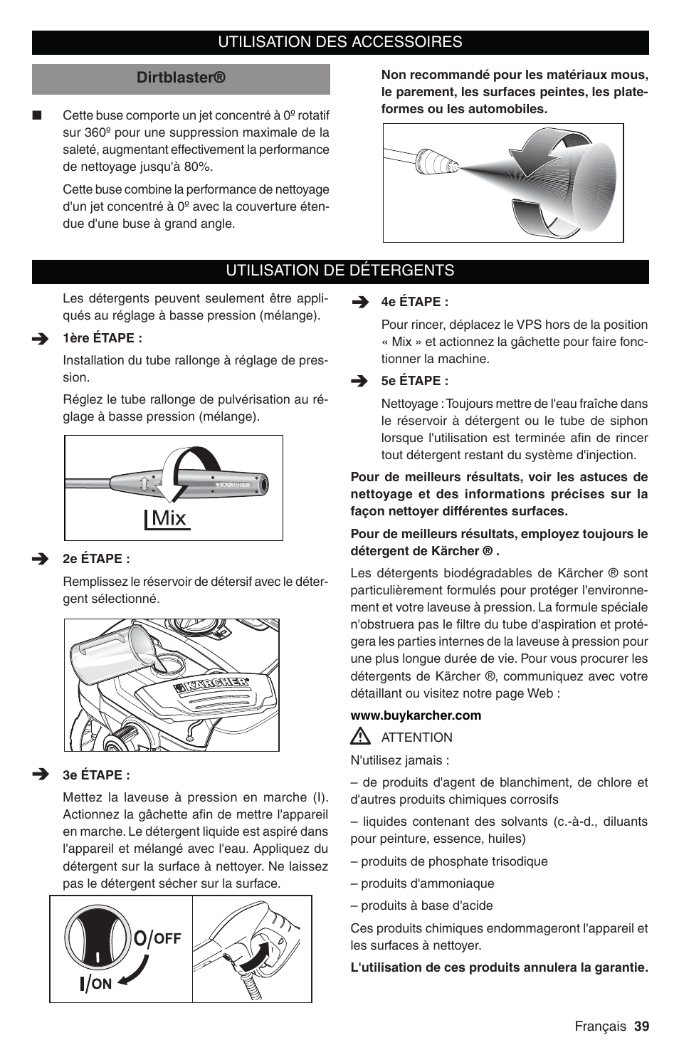 Karcher K 3 Follow Me User Manual | Page 39 / 46