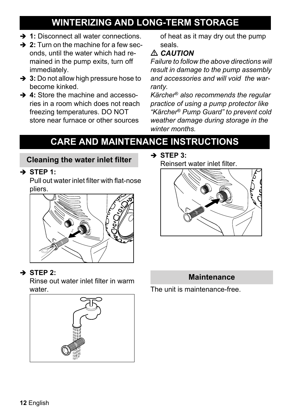 Karcher K 3-48 M Plus User Manual | Page 12 / 56